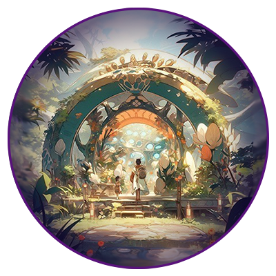 seed stage, sprout stage, flower stage, garden stage